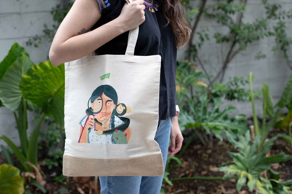 Bolsa tote bag en yute