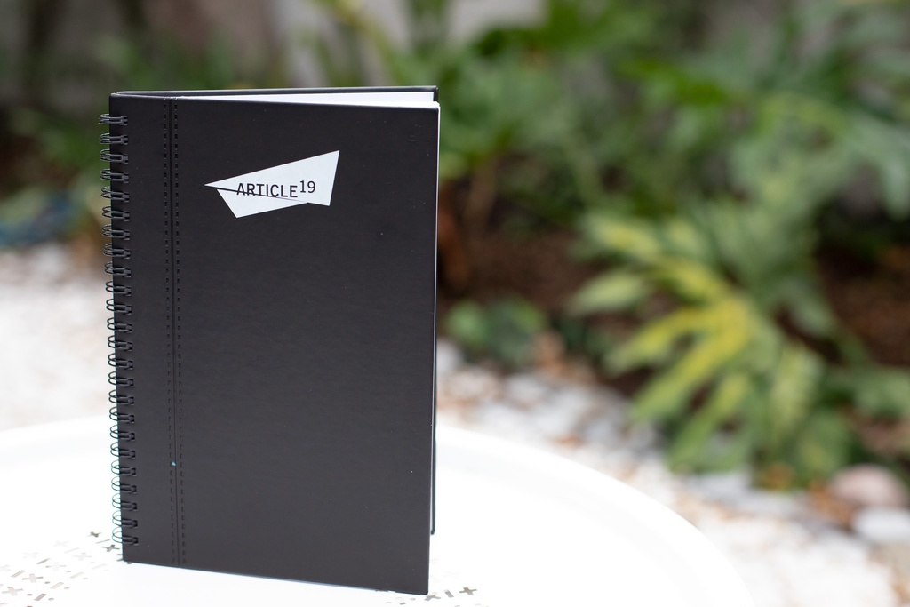 Libreta grande de espiral