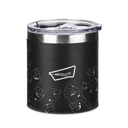 [Tienda A19 (70)] Taza Termo Negra Puños